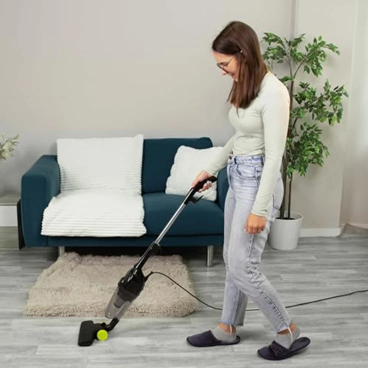 ROSMARINO VITAPUR StormVacuum 2-in-1, 600W Staubsauger mit HEPA-Filter, 99.97% Allergenfiltration, 1.2L Staubbehälter, leicht, aufrecht & Handsauger, ideal für Tierbesitzer und Autoreinigung – Bild 5