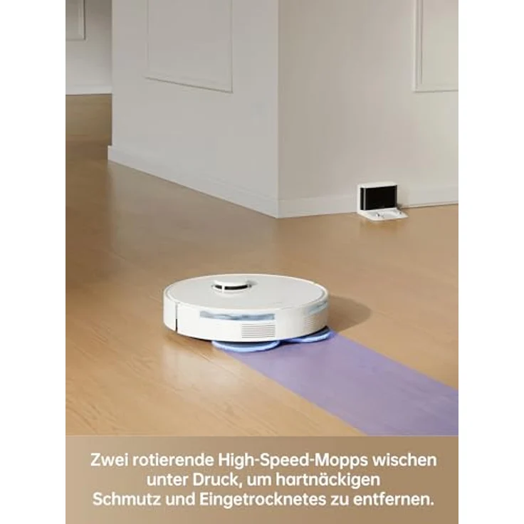 dreame L10s Pro Gen 2 Saug- und Wischroboter, 7.000 Pa Saugkraft, DuoScrub™-Wischsystem, automatische Moppanhebung, Ultraschall-Teppicherkennung, Tierhaare, Hartböden und Teppich – Bild 3