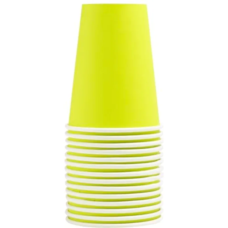 WHEN 21 Pro Tischdecke 89113i 15 Becher, 20 cl, Karton, Kiwigrün - Pappbecher mit FSC-Zertifizierung