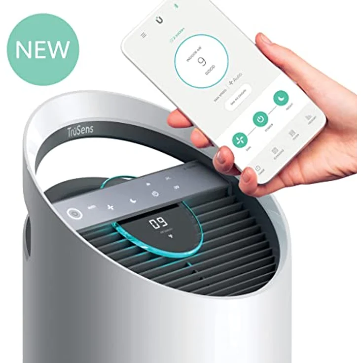 Leitz TruSens Z-3500H SMART Luftreiniger mit SensorPod & UV-C Lampe, kompatibel mit Alexa, 360-Grad-H13 HEPA-Filter, Luftreiniger gegen Viren, Bakterien & Gerüche, für 60m², 2415139 – Bild 2