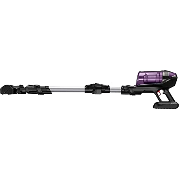 Rowenta RH98A0 X-Force Flex 12.60 kabelloser Akku-Stabstaubsauger | 150 Air Watt | bis zu 45 Min. Laufzeit | leistungsstark | Flex-Gelenk | LED-Düse | inkl. Zubehör | Lila/Schwarz – Bild 2