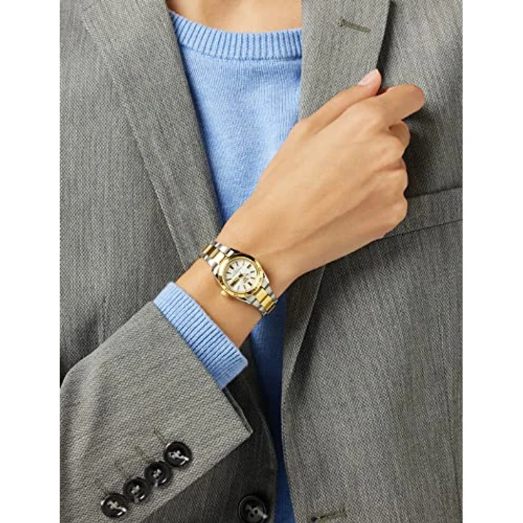 Seiko 5 Damen-Uhr Edelstahl mit Metallband SYMG42K1 – Bild 3