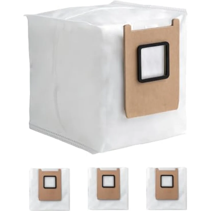 eufy Staubbeutel für Omni E20/E25/E28, 3er Pack, hygienisch schließend, für automatische Entleerungsstation – Bild 1