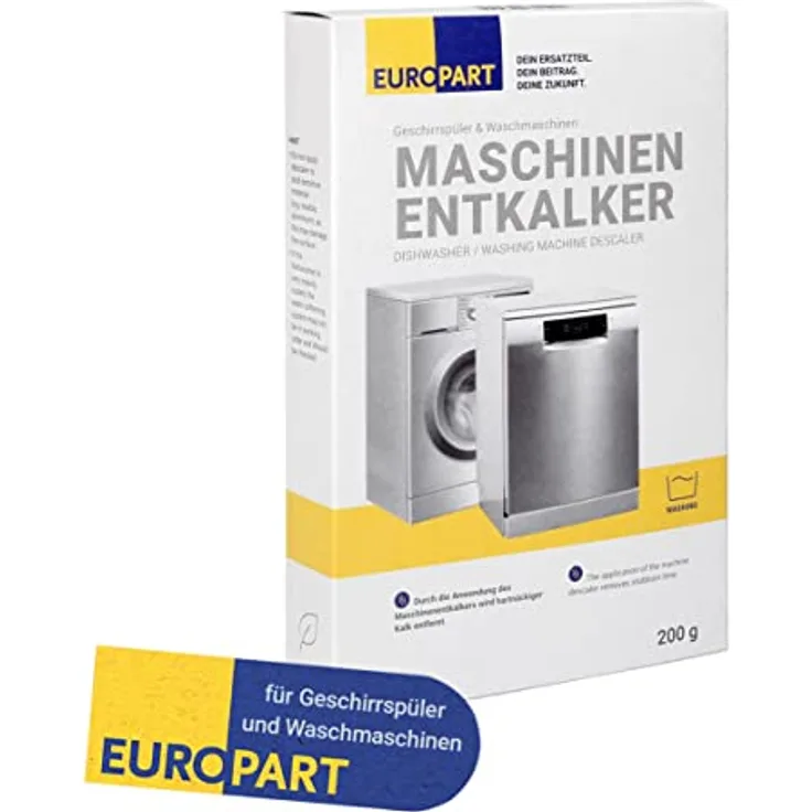 Maschinenentkalker EUROPART für Waschmaschine Geschirrspüler 200g
