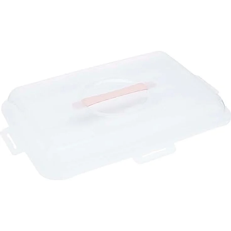 keeeper Sandwich-, Kuchen- und Muffin-Butler, Polypropylen, Rechteckig, Enrico, Nordic Pink (Rosa) – Bild 4