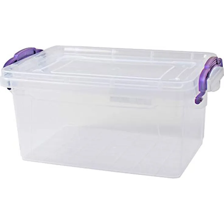 Aufbewahrungsbox 3 L Lagerbox Box mit Deckel, 11,5x 26x 17cm Stapelbox
