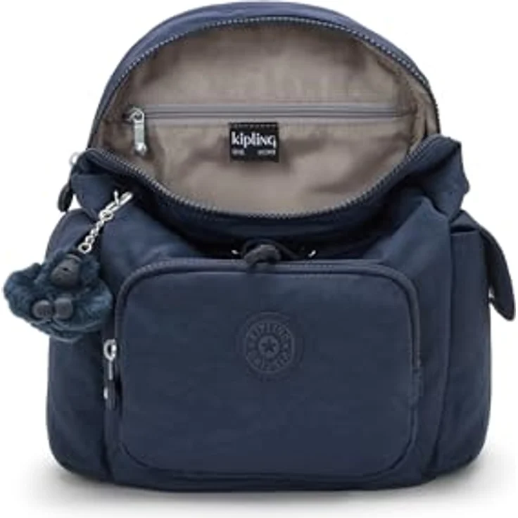 Kipling Classics City Pack Mini, Rucksack 29 cm aus 100% Polyamid, blau – Bild 3