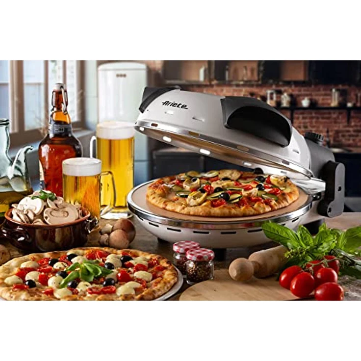 Ariete Elektro-Ofen Mini 918 Weiß 1200 W Pizzabereiter – Bild 5