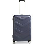 STRATIC Arrow 2 Hartschalen-Koffer Trolley Reisekoffer Rollkoffer 4 Rollen TSA-Zahlenschloss, Größe L, Blue