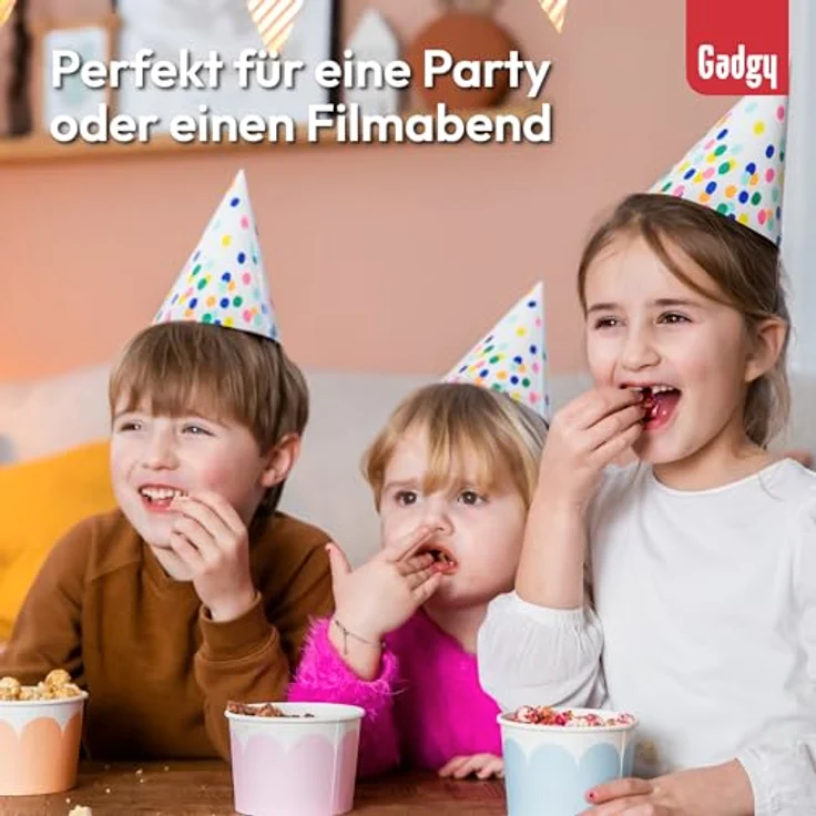 Gadgy Popcornmaschine – 800W Elektrischer Popcorn Maker mit Rührwerk, Antihaft-Platte und 5L Kapazität – Ideal für Zuhause, Partys & Filmabende, geeignet für Butter, Zucker & Gewürze – Bild 5