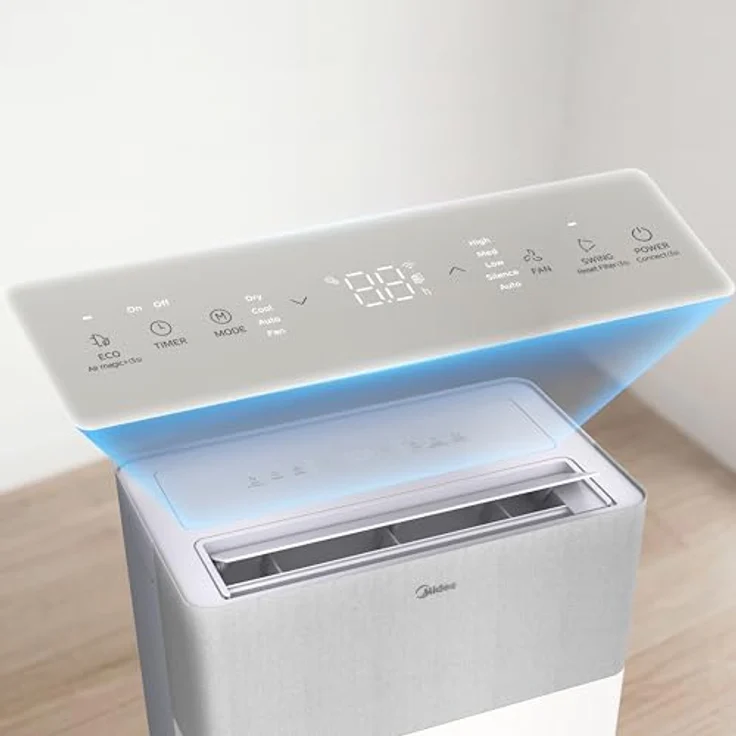 Midea Portasplit Cool Mobile Split-Klimaanlage, 8000 BTU, 3-in-1 Kühlen, Entfeuchten & Ventilieren, Inverter, 38 dB – Bild 5