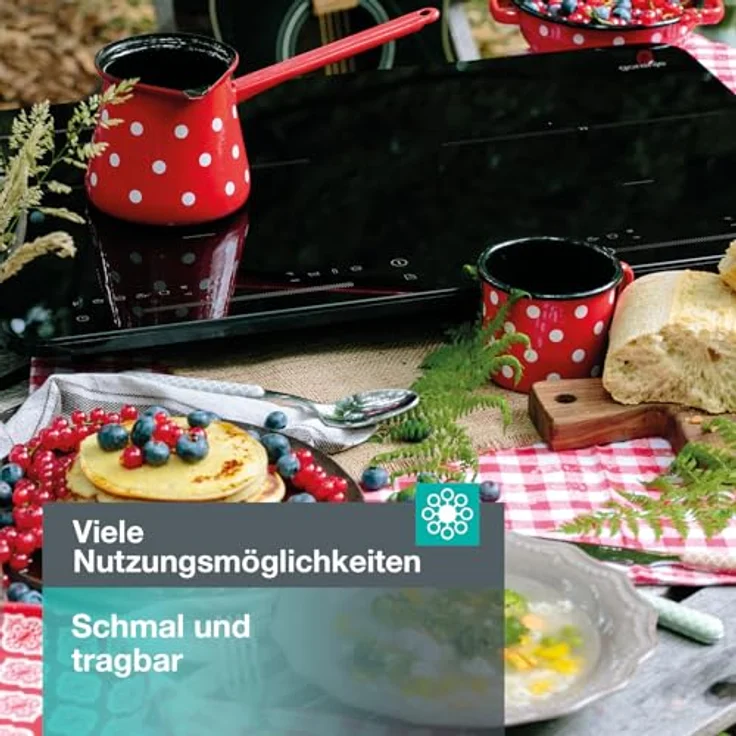 Gorenje Hob ICY2000SP Induction, Number of burners/cooking zones 1, Touch, Timer, Black, Kochfeld, Schwarz – Bild 3