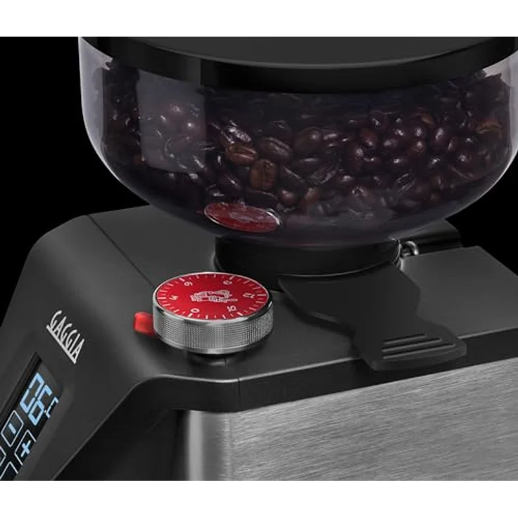 Gaggia Milano MDF55 Espressomühle, 250 g Tramoggia, stufenlose mikrometrische Einstellung, Touchscreen, 310 W Motor, flaches Mahlwerk – Bild 4