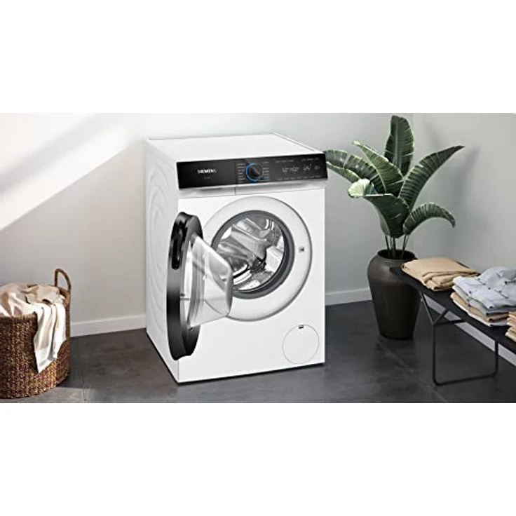 Siemens WG56B2A40 Waschmaschine iQ700, Frontlader mit 10kg Fassungsvermögen, 1600 UpM, speedPack XL, i-Dos Dosierautomatik, Home Connect, Weiß, 60cm – Bild 3