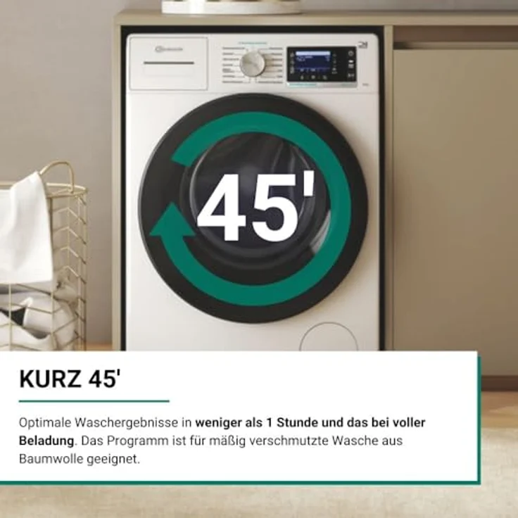 Bauknecht B6R 88 SILENCE DE Waschmaschine 8 kg, extra leise, Steam Hygiene, AutoClean – Bild 13