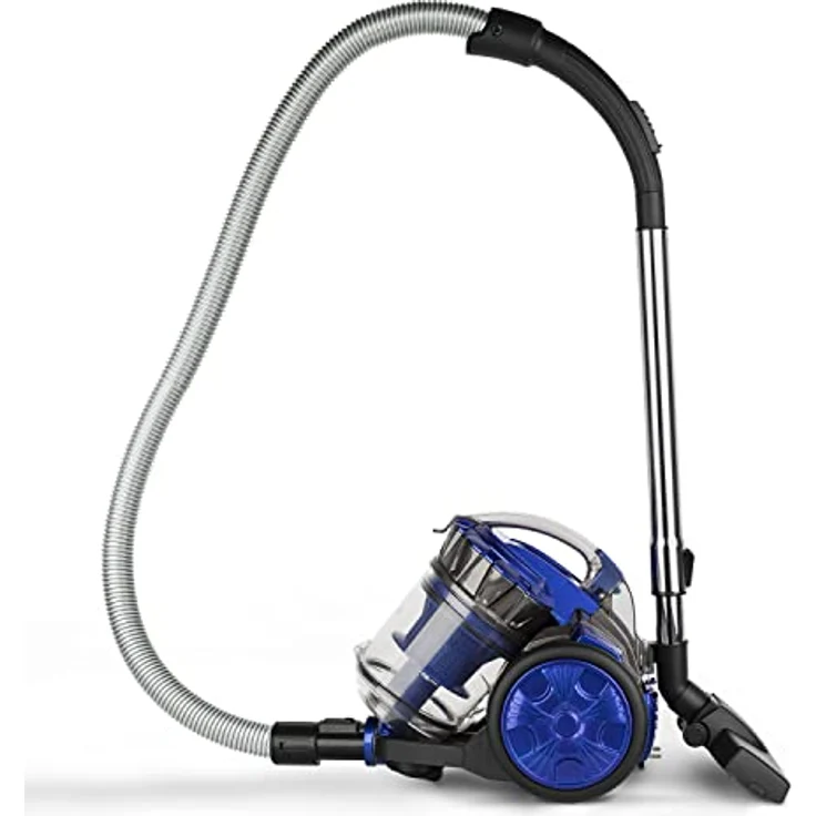 Winkel WS14 Bodenstaubsauger, 900 Watt, beutellos, HEPA-Filter, blau – Bild 4