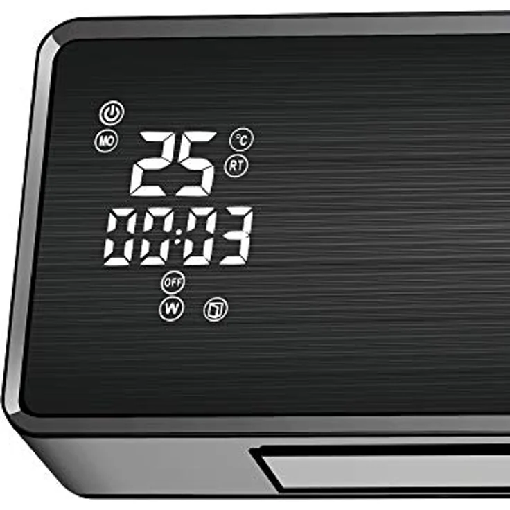 Purline Hoti M100 Gespaltener Keramikheizer 2000w Silber, Wandmontage, IP22, Wifi steuerbar – Bild 2