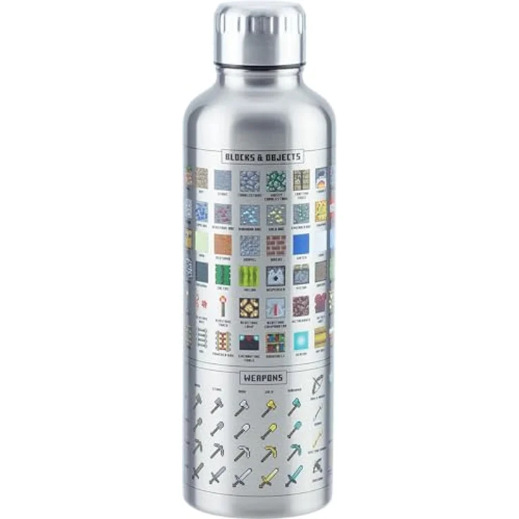 Paladone Metall Wasserflasche - Minecraft – Bild 5