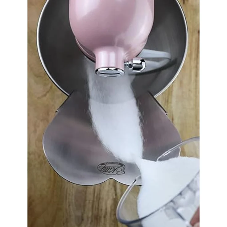 Kitty Professional Einfüllhilfe Edelstahl Herzschütte für Küchenmaschinen | Zubehör: Zutaten Trichter Einfülltrichter Küchenhelfer Backzubehör kompatibel Kitchenaid Kitchen Aid Schüssel Rührschüssel – Bild 4