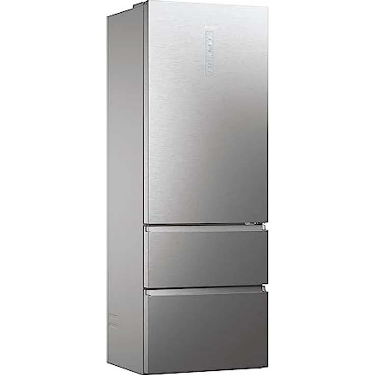 Haier 3D 70 SERIE 7 HTW7720DNMP Kühl-Gefrierkombination/Total No Frost/Smart hON-App/Easy Access Gefrierschubladen: Bis zu 30% Energie einsparen/HumidityZone/Leise nur 29 db(A) / Inox – Bild 4