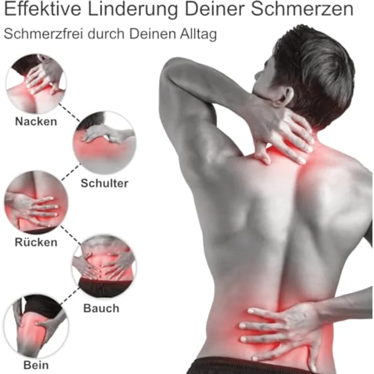 IEA Medical - Nackenwärmer XL, 3er Box, Selbstklebend, 19x13cm, zur Linderung von Nackenschmerzen – Bild 2
