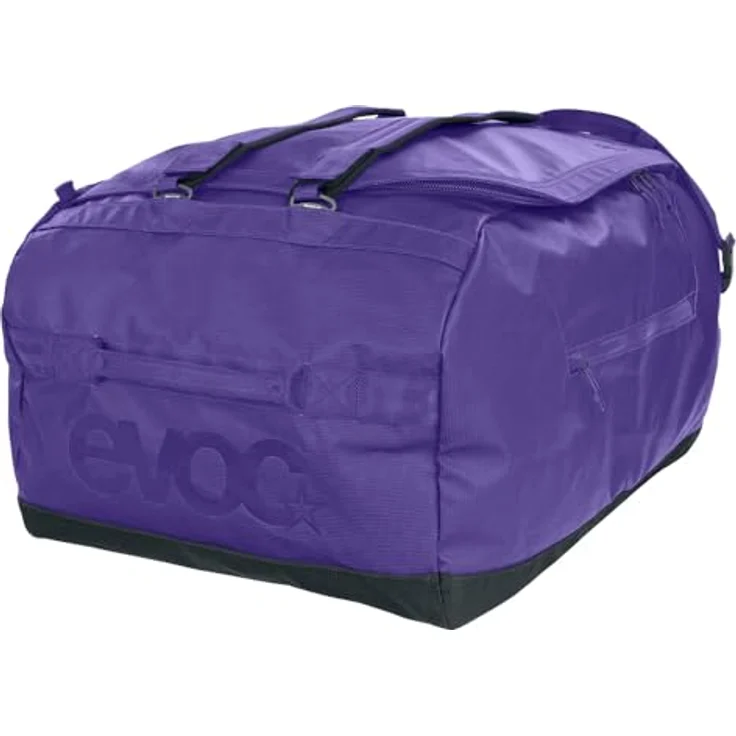 Evoc Weekender Reisetasche, 70 cm, 100% Polyester, lila-schwarz – Bild 4