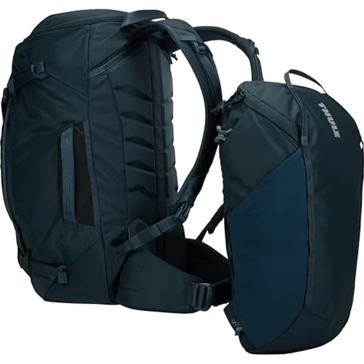 Thule Landmark Reiserucksack 55 cm, dunkelblau, 100% Polyester, kompakte Größe 33 cm x 25 cm – Bild 11