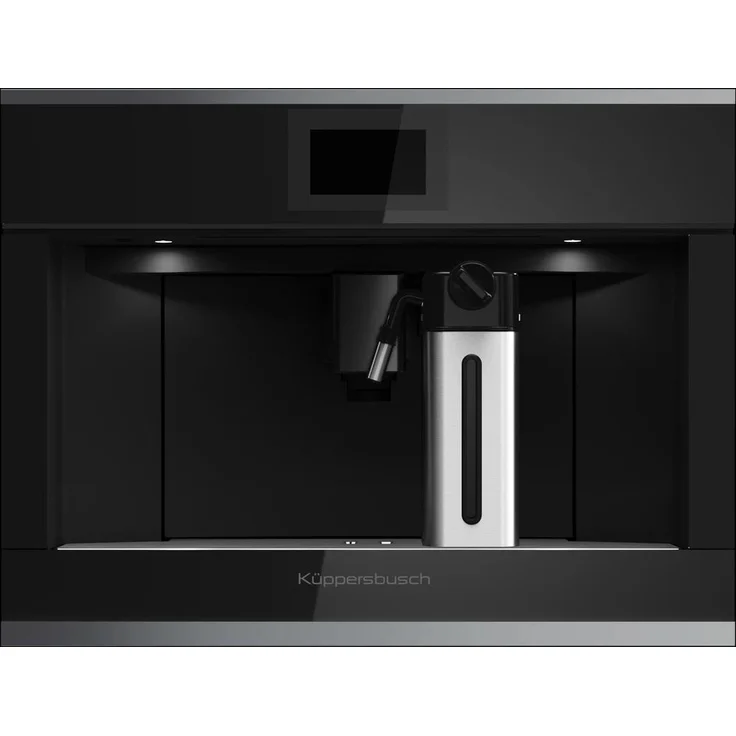Küppersbusch CKV6800.0S DK1, Vollautomatische Kaffeemaschine mit TFT-Touch-Display, Edelstahl, Cappuccino- und Latte Macchiato-Funktion, höhenverstellbarer Kaffeeauslauf