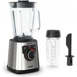 Krups Standmixer KB87GD PerfectMix Plus - Standmixer - silber, 1200 W - Leistungsstarker Motor, automatische Programme, hitzebeständiger Glasbehälter