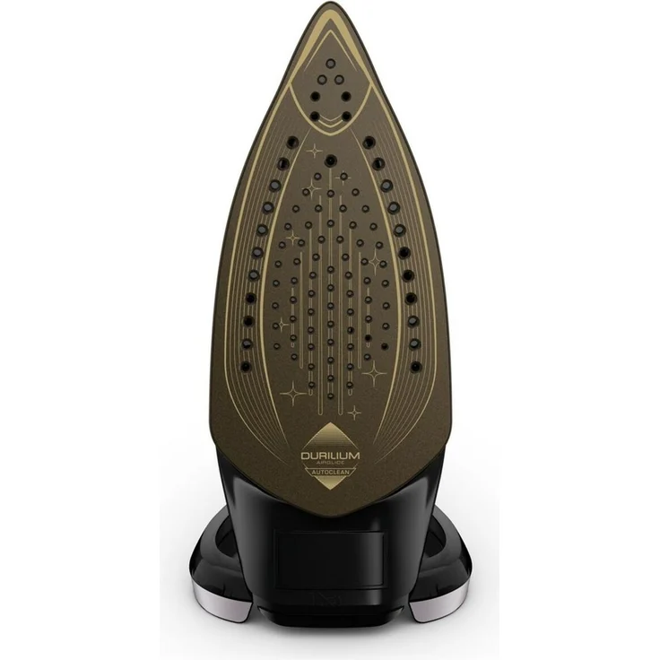 Tefal Puregliss FV8062E0 Bügeleisen Trocken- & Dampfbügeleisen Durilium AirGlide Autoclean soleplate 3000 W Schwarz, mit katalytischer Autoclean-Beschichtung