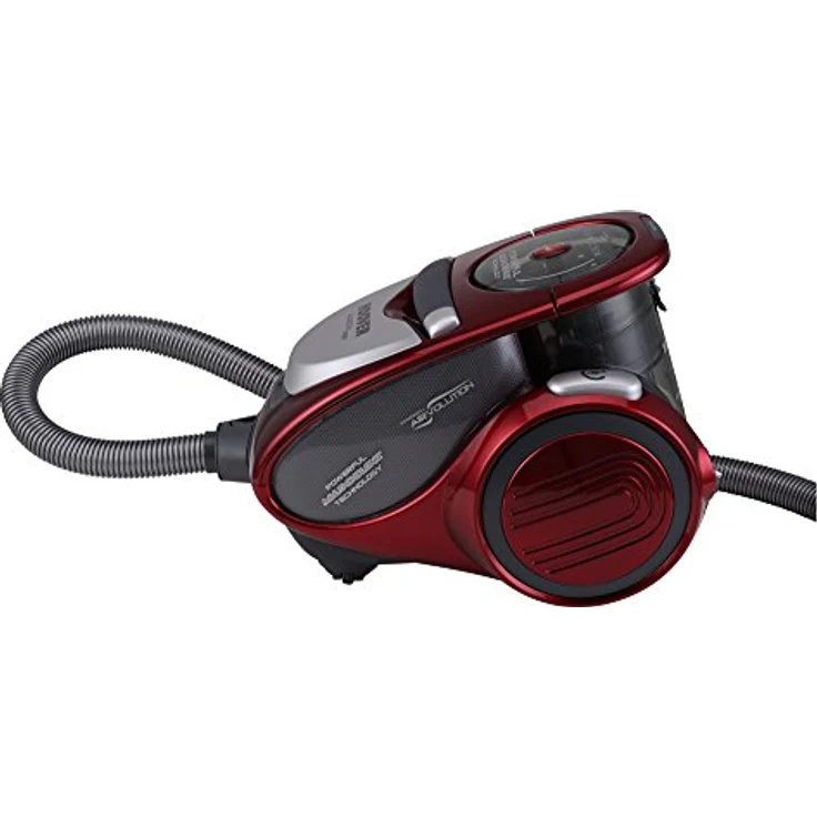 Hoover XP 25 XARION PRO XP81 XP25 ALLERGY CARE Bodenstaubsauger beutellos, 1.5 liters, Rot-Grau – Bild 4