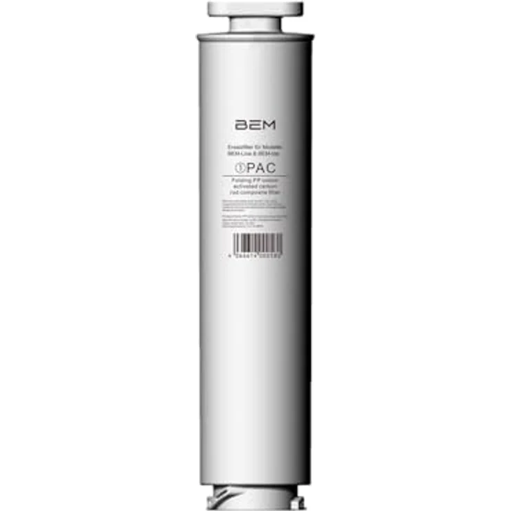 BEM 3er-SET Ersatzfilter (RO, PAC, CF mit Mineralisator) für LINA und IDA Wasserfilter, Polypropylen-/Baumwollstab mit Aktivkohle, Umkehrosmose, Komposit-Kohlenstoffstab – Bild 2