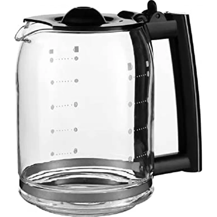 Russell Hobbs Ersatzglaskanne [für Kaffeemaschine Elegance 23370-56] Kaffeekanne Glas für Filterkaffeemaschine 700132
