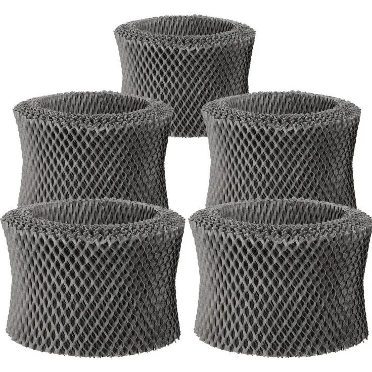 McFilter Befeuchtungsfilter 5x für Philips FY 2401 HU4803/01, HU4811, 12-lagige Wabenstruktur, hygienische Luftbefeuchtung, längere Haltbarkeit