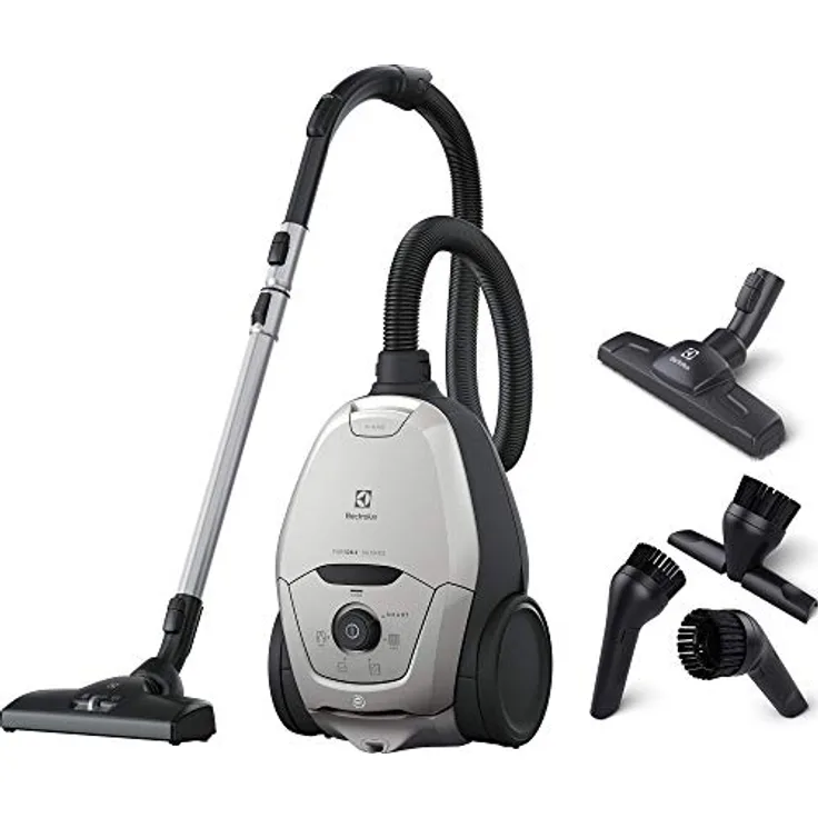 Electrolux Pd82-4mg Staubsauger Silber, Leistungsstarker Schlittenstaubsauger mit Hygienefilter