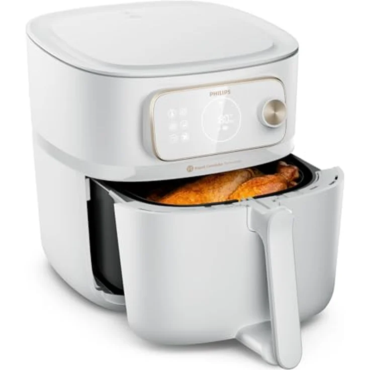 Philips Airfryer Combi XXL Connected 7000 Series Heißluftfritteuse mit Rapid CombiAir-Technologie, Auto-Cook-Programmen und HomeID-App – Bild 2
