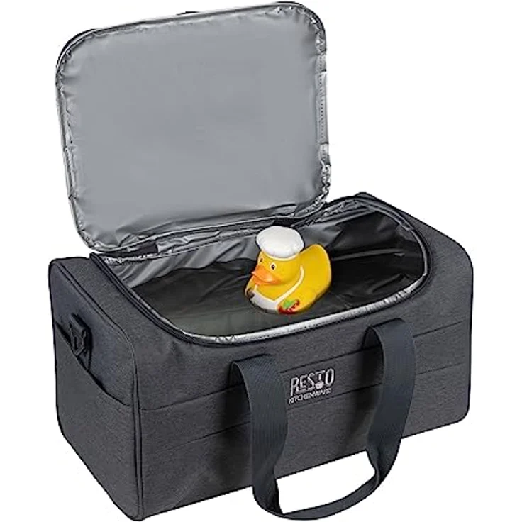 Resto Kühlbox 5519, 19 l mit PEVA-Isolierung und Seitentasche, strapazierfähiges Polyester, ideal für Picknick und Ausflüge – Bild 9
