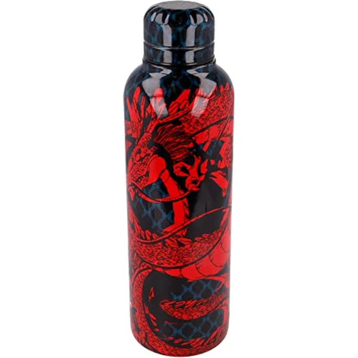 Stor THERMOSFLASCHE AUS Edelstahl 515 ML | Dragon Ball Bottiglia, Stainless Steel, Schwarz, Mediano – Bild 3