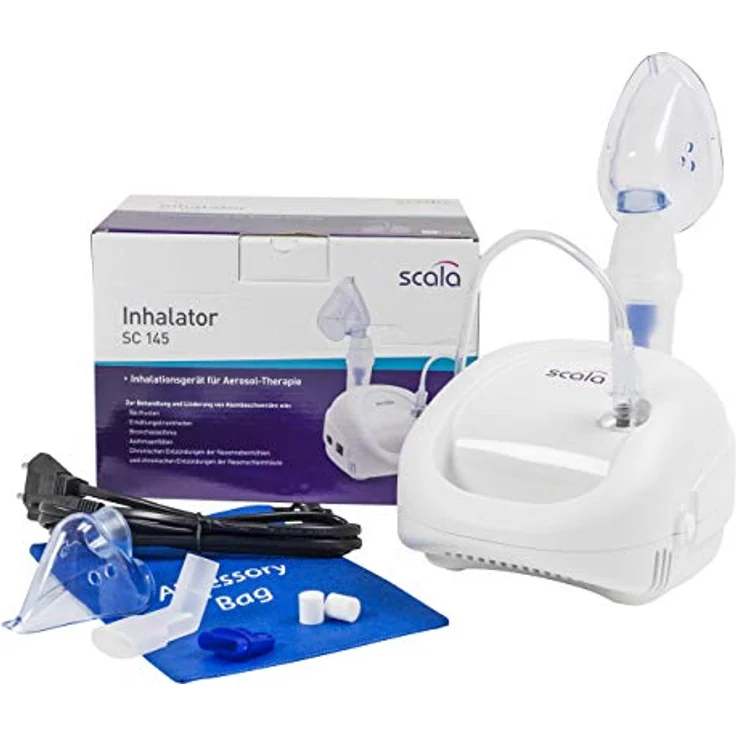 Scala SC 145 Inhalator mit Atemmaske, mit Mundstück, mit Nasenstück – Bild 4