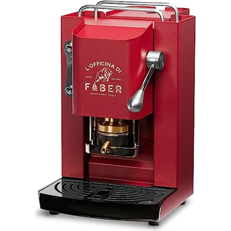 Faber Coffee Machines Pro Deluxe Espressomaschine ESE Pad 44 mm, einfache Reinigung, Tassenwärmer, schnelles Aufheizen, Chrom-Finish – Bild 1