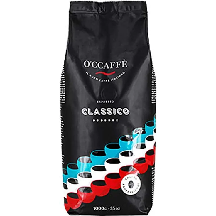 O'CCAFFÈ Professional Espresso Classico, 1000g ganze Bohnen