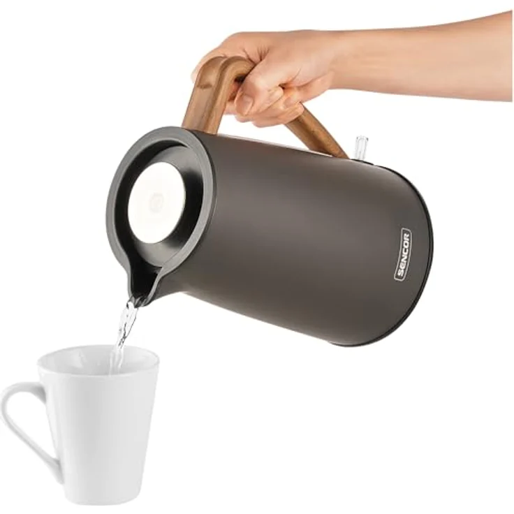 SENCOR Wasserkocher SWK 2727MB, 1,7 Liter, Schwarz, mit automatischer Abschaltung und Wasserstandsanzeige – Bild 3