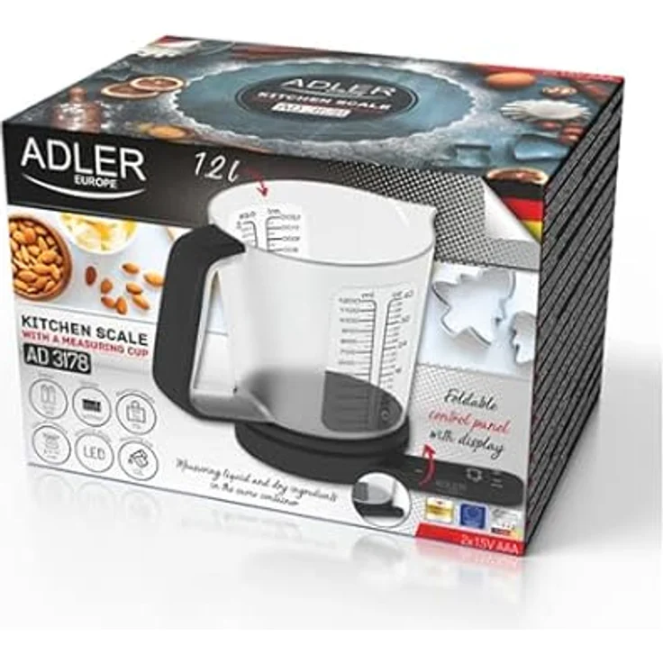Adler AD 3178 Küchenwaage Tasse – Bild 2