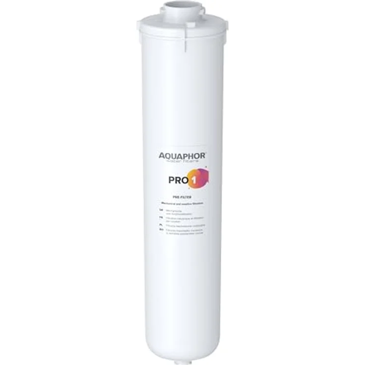 Aquaphor PRO 1 Wasserfilter 2in1 Trinkwasserfilter mit Aktivkohlefilter gegen Chlor, Pestizide, Schwermetalle, Bakterien und organische Verunreinigungen bis 3 Mikron, schwarz – Bild 2
