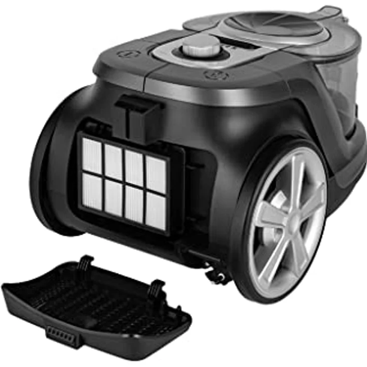 Tesla Electronics AeroStar T700, 900 W, Trommel-Vakuum, Trocken, Beutellos, 3 l, HEPA, Schwarz – Bild 6