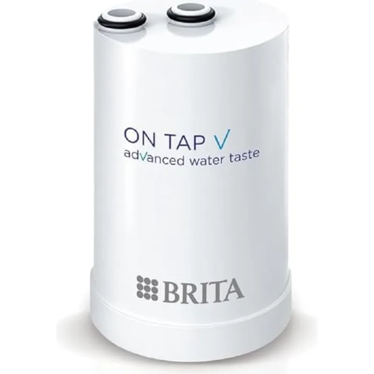 Brita Filter ON TAP V Pack 1, 600L Wasserfilterkartusche - Reduziert Mikropartikel, Schwermetalle - Kokosnuss-Aktivkohle, 4-stufige Filtration
