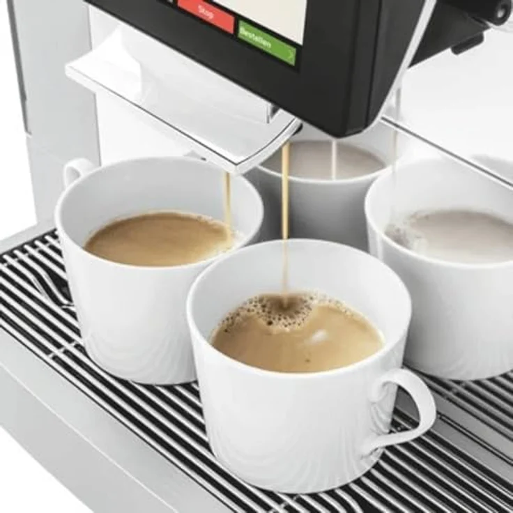 Bartscher Kaffeevollautomat KV1 Deluxe, 60 Tassen à 120 ml / Stunde, Schwarz/Silber – Bild 2
