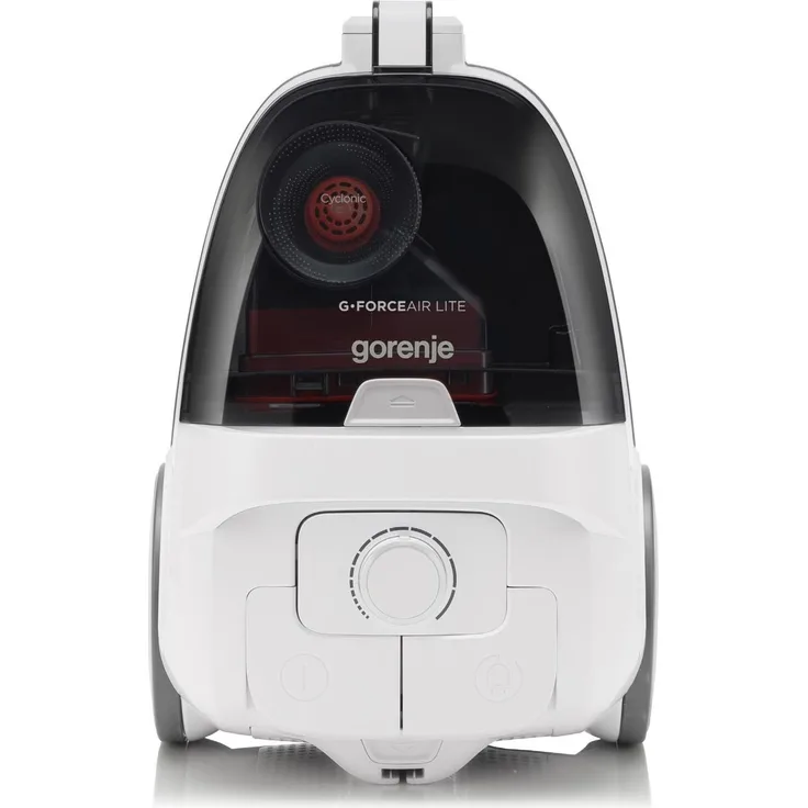 Gorenje VCEA02GALWCY Bodenstaubsauger, beutelloser Staubsauger mit 700 Watt Leistung und HEPA-Filtersystem, grau