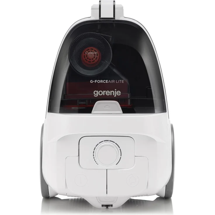 Gorenje VCEA02GALWCY Bodenstaubsauger, beutelloser Staubsauger mit 700 Watt Leistung und HEPA-Filtersystem, grau