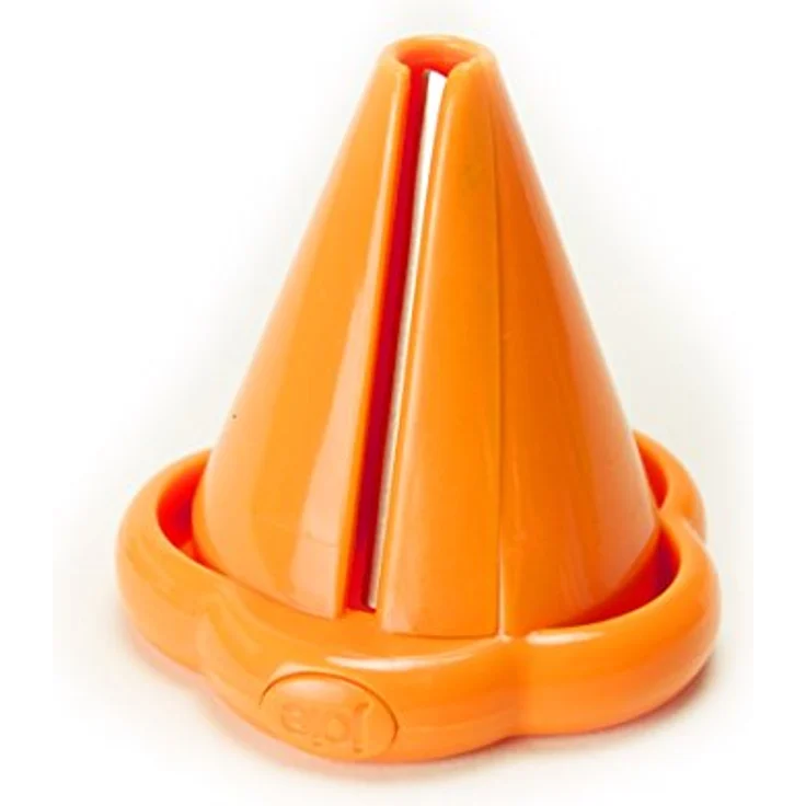 Joie Karotten-Spiralschneider, kreativer Karotten-Rosenschneider aus Kunststoff, orange – Bild 5